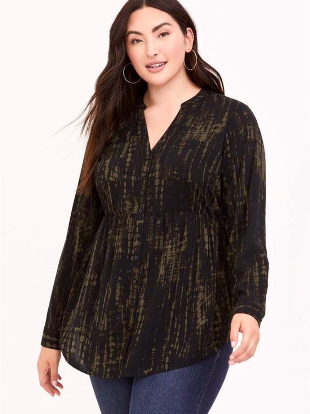 TORRID TIE-DYE TUNIC TOP